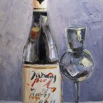 Brindis 19''oil on canvas8''x6'' 150 CAD