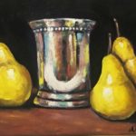 Delicias y Plata''oil on canvas10''x14'' 400 CAD