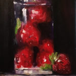 Fresas''oil on canvas 10''x8'' 180 CAD