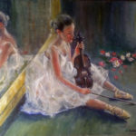 Violin y bailarina 16''x20''