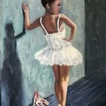 ''Bailarina''oil on canvas 20''x16''