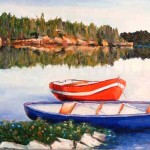 Cottage Country 5  (Serene Morning) 15x30''