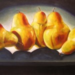 Golden Pears 60 X 100 cm