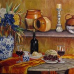 country kitchen oil on canvas 30x48'' (2)