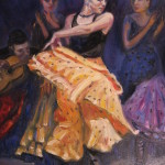 flamenco dancer 24x18''