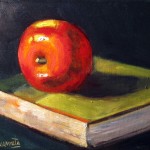 manzana oil on canvas 6x8''