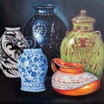 mexican pots oil on canvas 30x40''