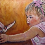 Portia oil on canvas 48x48''