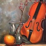 Violin 16''x12''